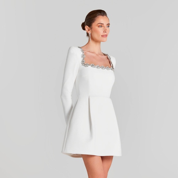 Nadine Merabi Kimberly White Dress - Picture 4 of 13